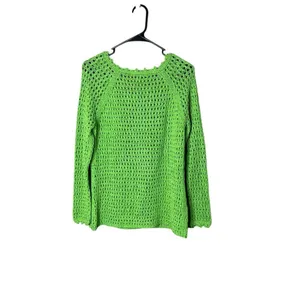French Laundry Green Knit‎ Sweater Size M thumbnail 6