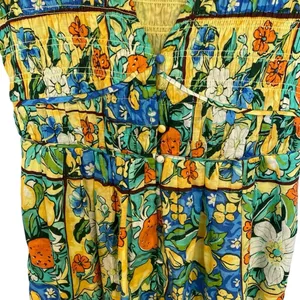 Anthropologie Peregrine Flutter Sleeve Maxi Dress In Fruit Motif XS thumbnail 6