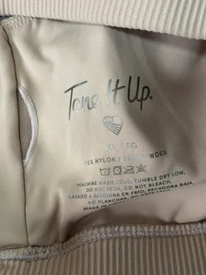 Tone it Up Tan Sports Bra Size XL New thumbnail 3