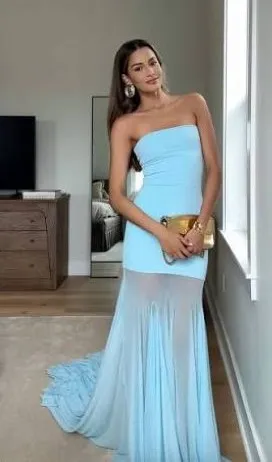 Deme by Gabriella x REVOLVE Dahlia Gown in Blue thumbnail 1
