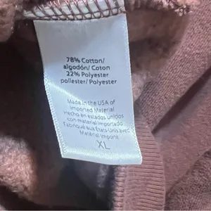 Beyond‎ Yoga Work From Home Mauve Fleece Crewneck Pullover Sweatshirt Size XL thumbnail 10