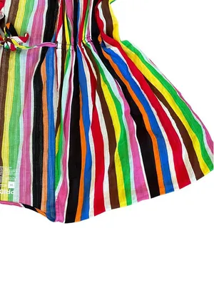 NEW Target Pride Adult Short Sleeve Cover Up Striped Size S/M thumbnail 12