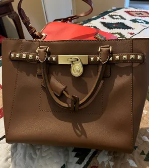MK Purse Michael Kors Logo Satchel thumbnail 1