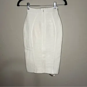 NWT House of CB Bandage Sorcha White‎ Pencil Skirt thumbnail 7