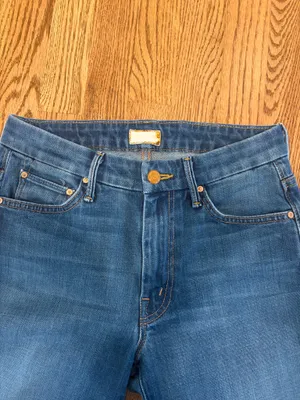 MOTHER High-Waisted Denim Looker Jeans thumbnail 5
