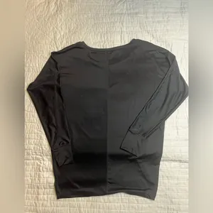 Long sleeve old navy black active top thumbnail 3