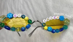 Notre Dame beaded sunglasses Gameday accessory thumbnail 8