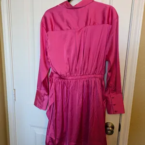 The Drop hot pink shirt dress small Size L thumbnail 7