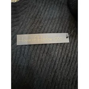 House of Harlow 1960 cropped ribbed knit turtleneck sweater Short Sleeve Size XS thumbnail 4