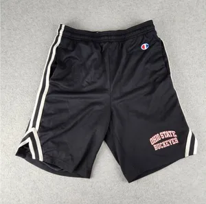 VTG Champion MEDIUM Ohio State Shorts‎ Mesh Black Buckeyes Basketball Pockets thumbnail 1