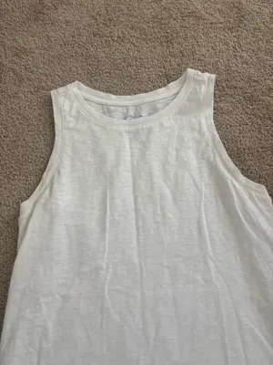 Southern tide Sun farer collections women’s sleeveless tank top white thumbnail 2