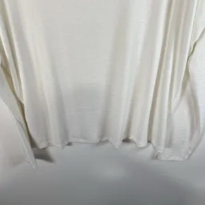 Rag‎ & Bone Open Back Long Sleeve White Top Size Medium Lightweight Designer thumbnail 9