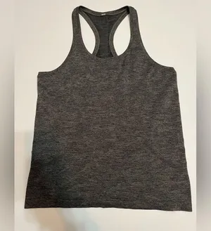 lululemon athletica Swiftly Tech Racerback 2.0 Camo Black/Grey Sage -Size 14 thumbnail 3