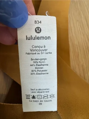 Lululemon Enlite sports bra spiced bronze size 34B thumbnail 5