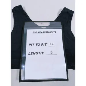 Turn Black Womens Linen Relaxed Crop Top XXL Black Minimal Organic Earthy Indie thumbnail 8