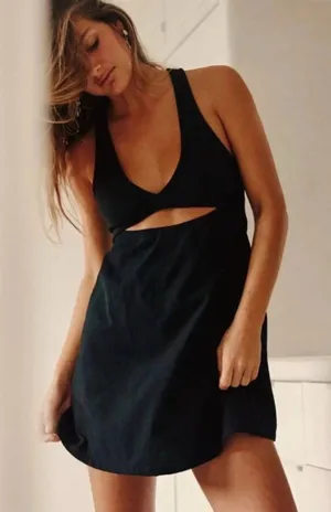 🌸Free People Veranda Mini Dress By Free-Est Cut Out Beach Size X-Small🌸 thumbnail 1