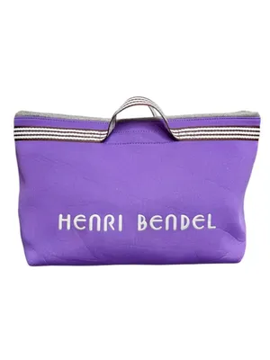 Henri Bendel Convertible Two-Tone Neoprene & Wool 2-Way Expandable Tote Bag thumbnail 2