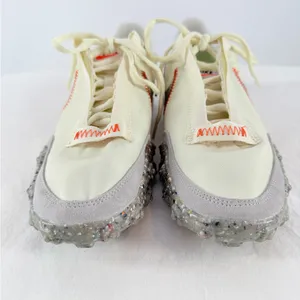 Nike Woman's Waffle‎ Racer Crater Sneaker in Coconut Milk Size 7 thumbnail 4