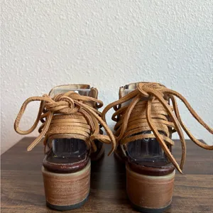 Freebird by Steven Jojo Brown Leather Ankle Boots thumbnail 6