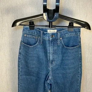 Madewell Classic High Rise Blue Denim Jeans Size 27 thumbnail 2