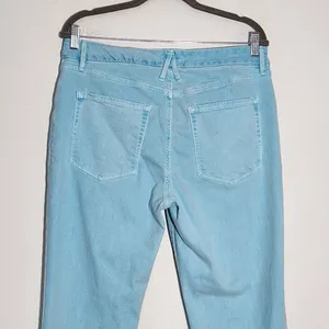 Good American Blue Straight Leg Ankle Jeans Size 12 High Rise Premium Denim thumbnail 4