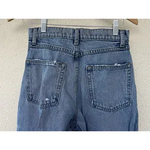 Reformation Julia High Rise Cigarette Jeans Size 27 Distressed Savu Wash Ankle thumbnail 7