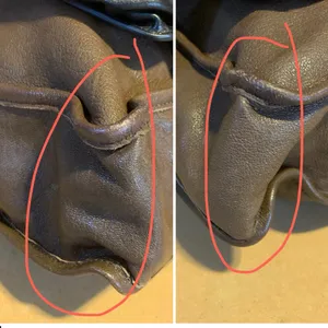 Chloé FRONT POCKET TOTE BAG IN BROWN & BLACK LEATHER W/DETACHABLE POUCH thumbnail 12