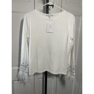 blouses for women‎ White thumbnail 2