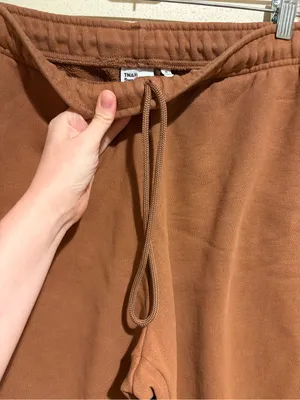 Aritzia TNA Sweatfleece Cozy Fleece Mega Fit Joggers Sweatpants Brown Medium thumbnail 6