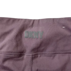 DKNY Bike Shorts Womens Medium Purple High Rise Cycling Side Pocket | 28-19 thumbnail 3