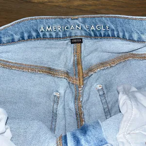 American Eagle Outfitters Light Blue Distressed Boyfriend Jeans thumbnail 5