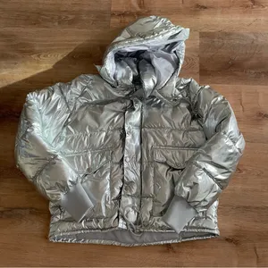 NWT: Pistola Shazia Metallic Puffer Jacket thumbnail 1