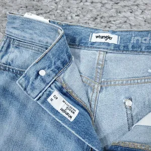 Wrangler Wrock 672 High Rise Kick Flare Jeans Light Wash Blue Cowgirl Size 25x28 thumbnail 6