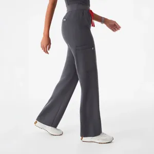 FIGS Isabel High-Waisted Scrub Pants Wide-Leg thumbnail 2