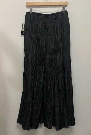 Victor Costa Black Maxi Women Skirt Medium Grunge Witchy Witchycore Fairy Whimsy thumbnail 3