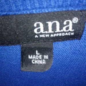 a.n.a. L Lapis Blue Stretch Mini Dress Tunic thumbnail 6