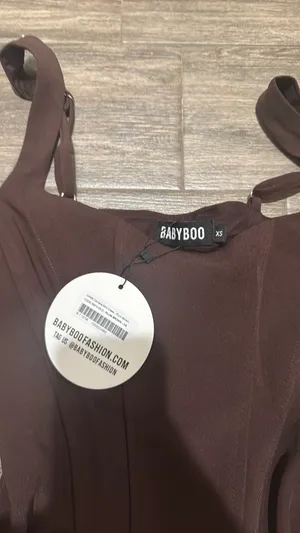 Babyboo Cornelia Mini Dress Brown thumbnail 3