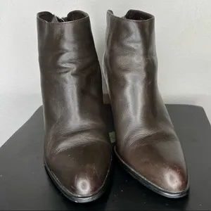 Apostrophe Rory Leather Heeled Booties‎ thumbnail 2