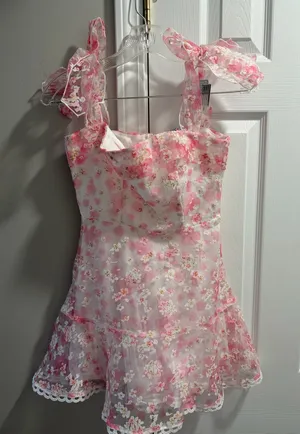 Lucy in the Sky Mini Dress Pink thumbnail 1