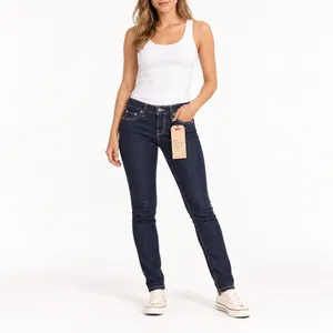 Levis 524 Too NWT Superlow Skinny Jeans Dark Wash Indigo Low Rise Denim Size 2 thumbnail 2