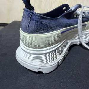 Alexander McQueen Tread Slick Sneakers Denim Blue Size 7/37 thumbnail 9