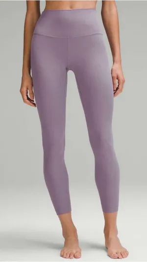 Lululemon Align Ribbed High-Rise Pant 25" | Size: 10 | Purple Ash thumbnail 1