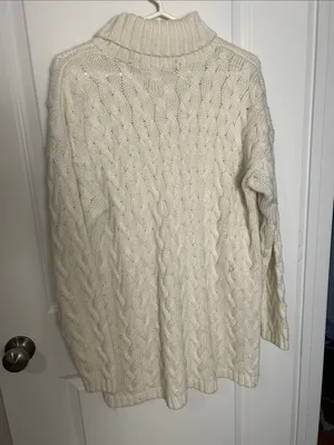 Karen Scott Cream Cable Knit Turtleneck thumbnail 6