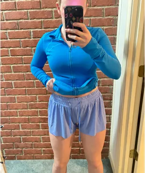 SheIn Buttery Solid Drawstring Running Athletic Shorts thumbnail 2