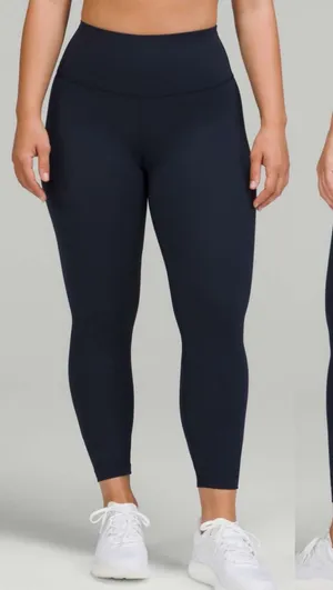 Lululemon Wunder Train Contour Fit High-Rise Leggings 25" True Navy thumbnail 1