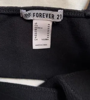 Forever 21 Black sports bra thumbnail 2