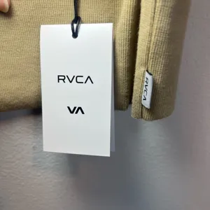 RVCA Haru Slide Tank Top Shirt Tan Ribbed Stretch Crop Summer Neutral NEW Large thumbnail 5