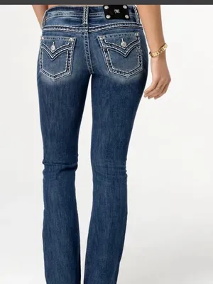 Miss Me jeans Y2k low rise boot cut NWT saddle stitching‎ gemstones 31 RARE thumbnail 2