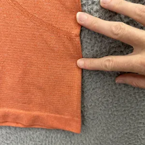 Lululemon Swiftly Short Sleeve Shirt Top Orange‎ Athletic Running Gym Women's 8 thumbnail 3