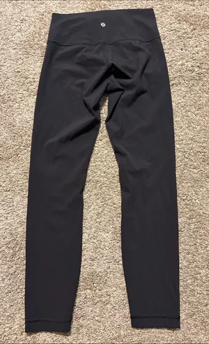 Lululemon Women’s High Rise Black Wunder Under 25” Leggings Size‎ 6 thumbnail 1